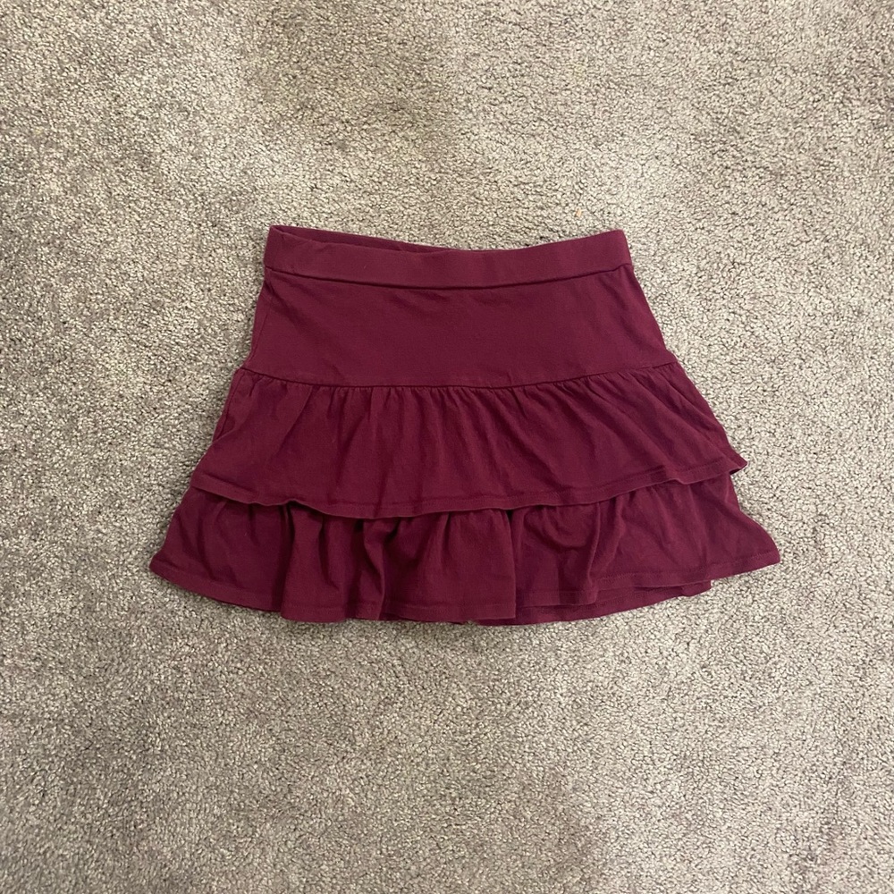 Girls Justice Burgundy Skort size 12